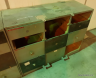 Skříň dřevěná šuplíková (Wooden drawer cabinet) 1000X400X800